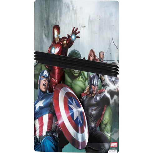 Marvel Avengers Assemble PS5 Pro Bundle Skin